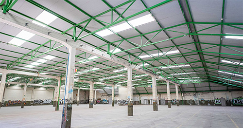 Nave industrial ignifugada