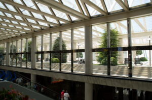 Estructura ignifugada con espesores optimizados de pintura intumescente.