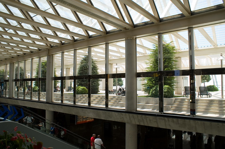 Estructura ignifugada con espesores optimizados de pintura intumescente.